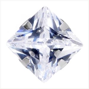 ➕NWOT➕ Pair 00g Plugs, Sparkly Square CZ